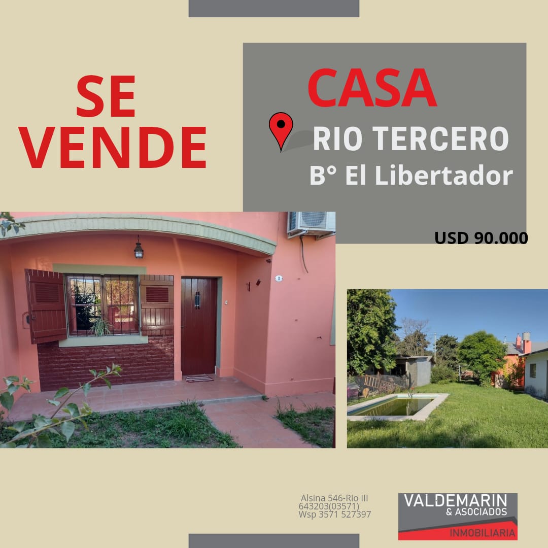 Referencia ref 232 VIVIENDA FAMILIAR BARRIO EL LIBERTADOR