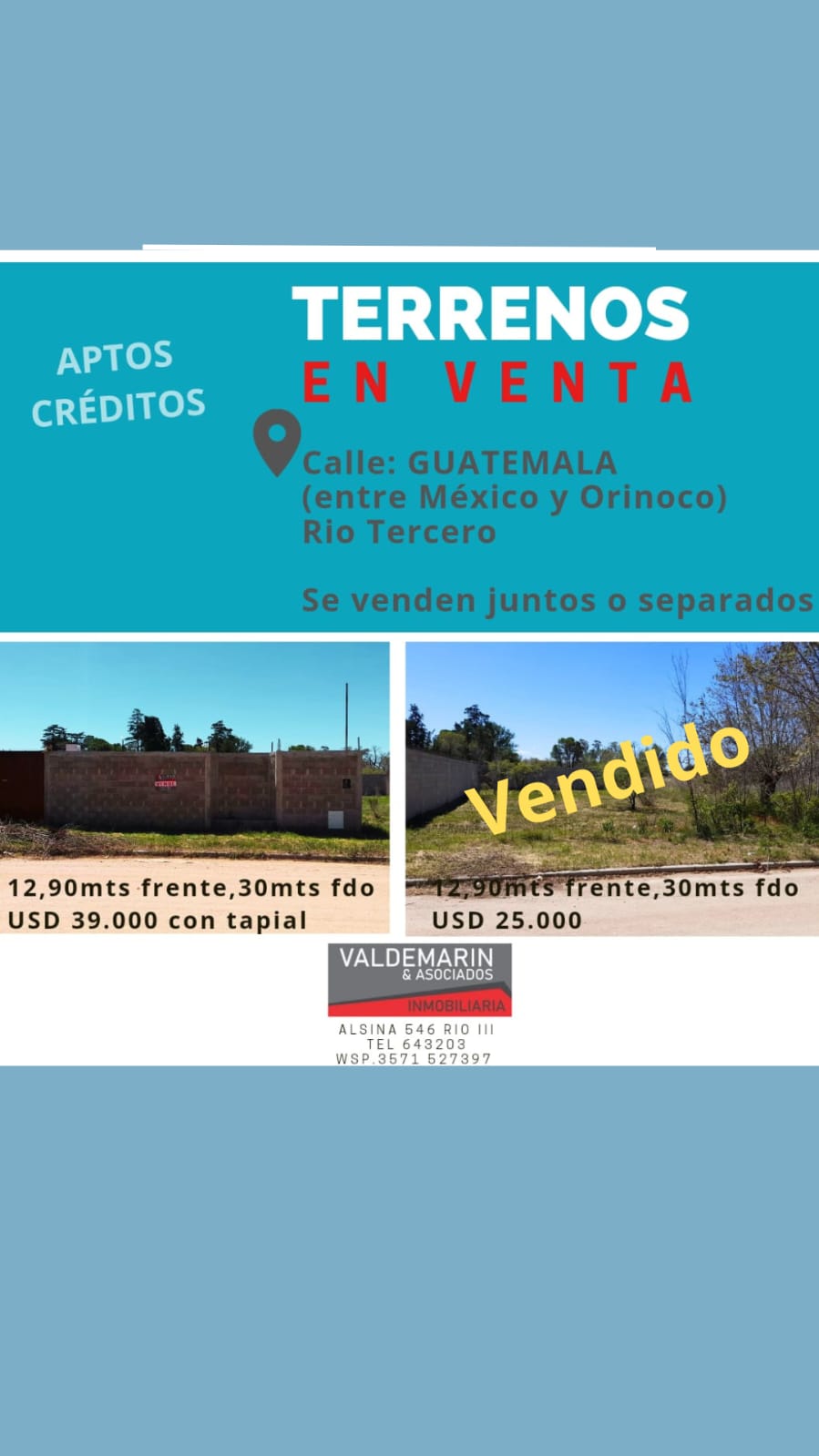 Referencia REF 218 LOTE DE TERRENO