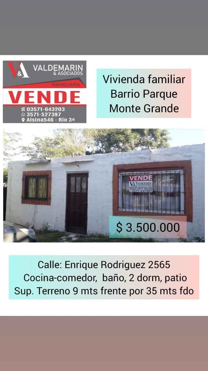 Referencia REF 182  VIVIENDA FAMILIAR