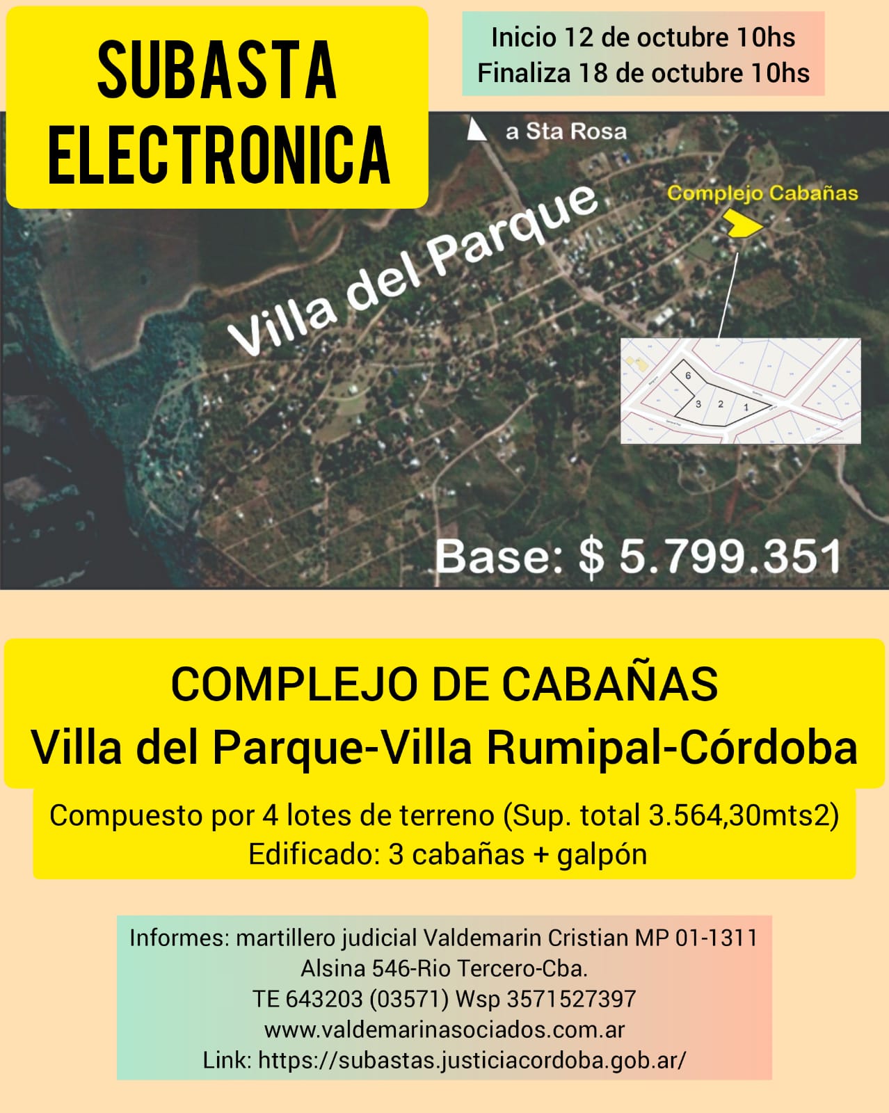 COMPLEJO DE CABAÑAS - VILLA DEL PARQUE - VILLA RUMIPAL