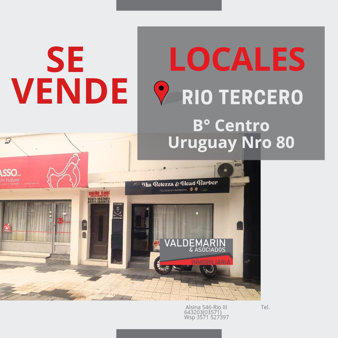 Referencia LOCALES COMERCIALES SOBRE CALLE URUGUAY