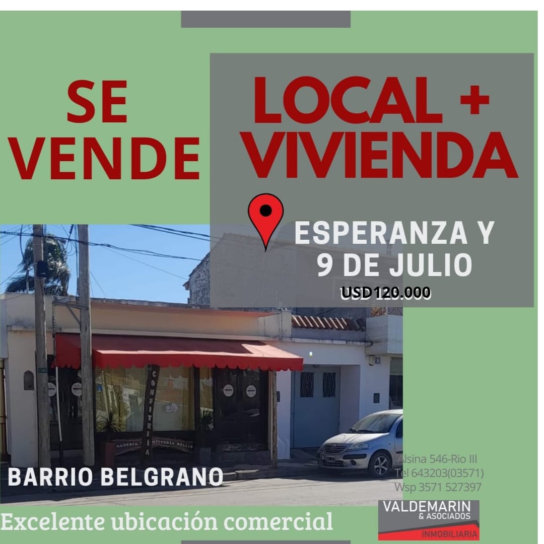 Referencia REF 115 SALON COMERCIAL Y VIVIENDA FAMILIAR