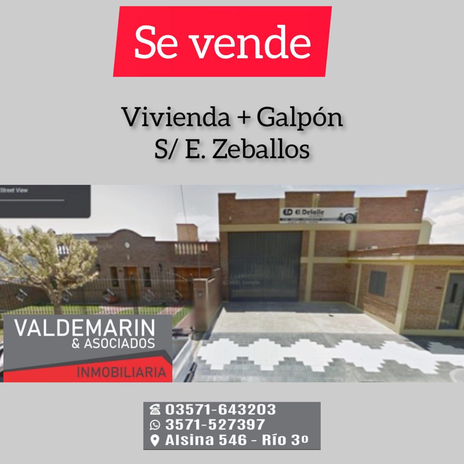 Referencia REF 214 VIVIENDA FAMILIAR + GALPON